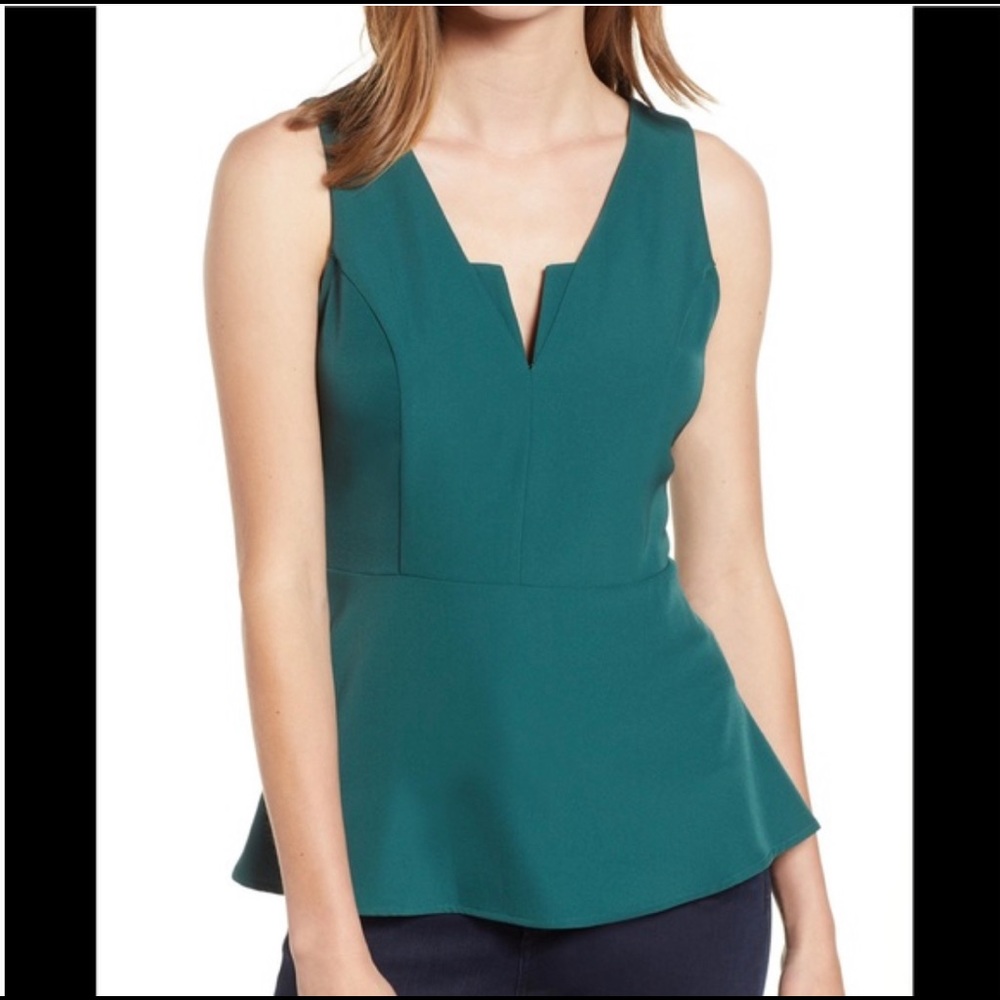 XS Trouvé peplum tank blouse camisole